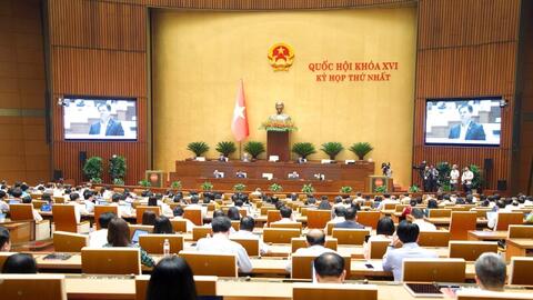 Phê chuẩn các Phó trưởng đoàn đại biểu Quốc hội khóa XVI