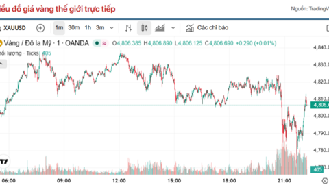 Giá vàng hôm nay (17/4): Thế giới và trong nước biến động trái chiều