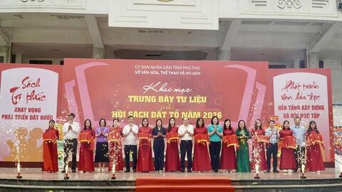 Phú Thọ: Lan tỏa văn hóa đọc từ Hội sách Đất Tổ