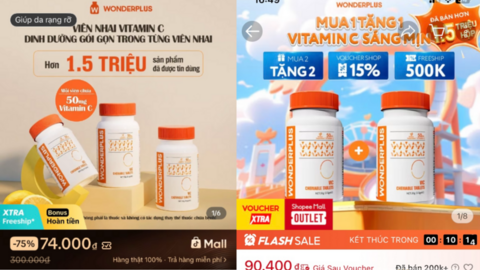 Chuyện về Wonderplus và quảng cáo 'viên vitamin tương đương 1,3 kg táo'