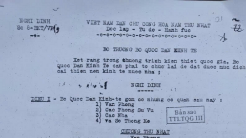 Công Thương Việt Nam ngày đầu lập quốc - Bài 2: Bộ trưởng 32 tuổi và 8 tháng dựng nền móng