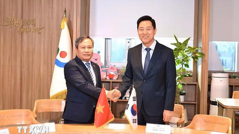 Hà Nội và Seoul thúc đẩy tăng cường hợp tác song phương chiến lược