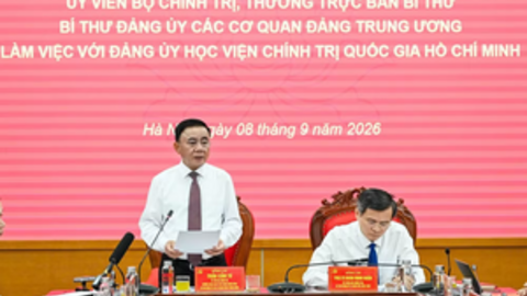Xây dựng Đảng bộ thật sự tiêu biểu, mẫu mực, xứng tầm Trường Đảng Trung ương