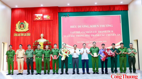 Lai Châu: Biểu dương tập thể, cá nhân xuất sắc trong đấu tranh phòng, chống tội phạm