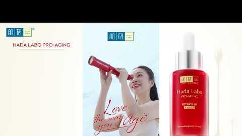 HÃY YÊU DA QUA TỪNG NĂM THÁNG CÙNG HADA LABO PRO-AGING RETINOL B3