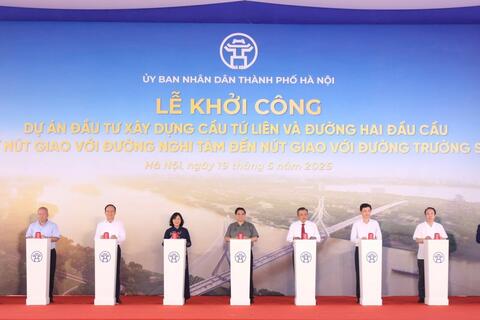 Quyết liệt GPMB, tăng tốc thi công dự án cầu Tứ Liên