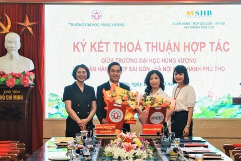 SHB Chi nhánh Phú Thọ ký kết hợp tác với Trường Đại học Hùng Vương
