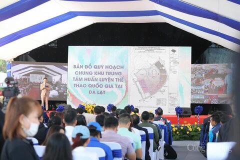 Khởi công dự án Trung tâm huấn luyện thể thao Quốc gia tại Đà Lạt
