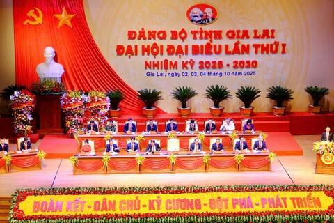 Trưởng Ban Tuyên giáo và Dân vận Trung ương dự khai mạc Đại hội Đảng bộ tỉnh Gia Lai