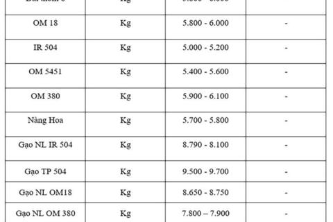 Giá lúa gạo hôm nay ngày 14/10: Thị trường lặng sóng