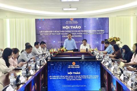 Lấy ý kiến Dự thảo quy định về truy xuất nguồn gốc thực phẩm