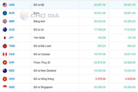Tỷ giá USD ngày 20/1/2026: Đồng bạc xanh suy yếu