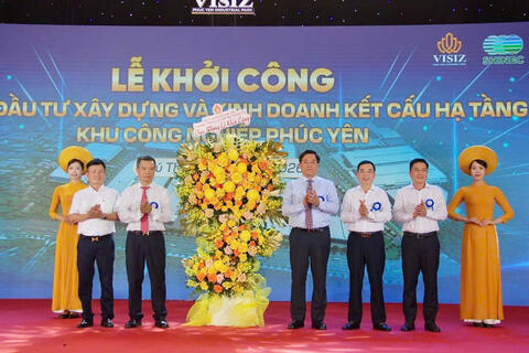Phú Thọ khởi công Khu công nghiệp Phúc Yên, tạo cực tăng trưởng mới