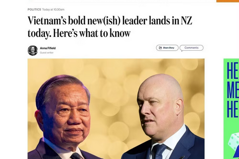 Truyền thông New Zealand: Quan hệ với Việt Nam bước vào giai đoạn gắn kết mới