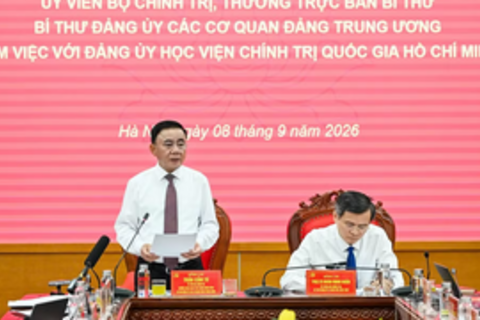 Xây dựng Đảng bộ thật sự tiêu biểu, mẫu mực, xứng tầm Trường Đảng Trung ương