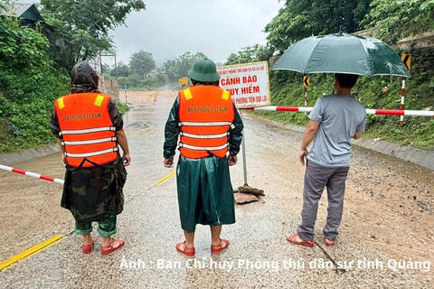 Quảng Trị chủ động ứng phó mưa lớn và áp thấp nhiệt đới trên Biển Đông