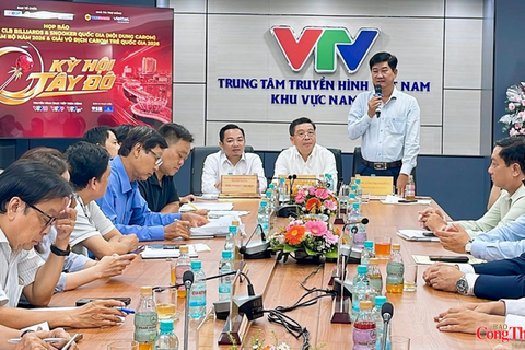 Cần Thơ đăng cai giải Carom quốc gia, kết nối thể thao với du lịch