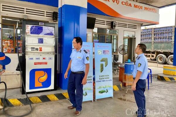 Quản lý thị trường Gia Lai tăng cường giám sát kinh doanh xăng E10