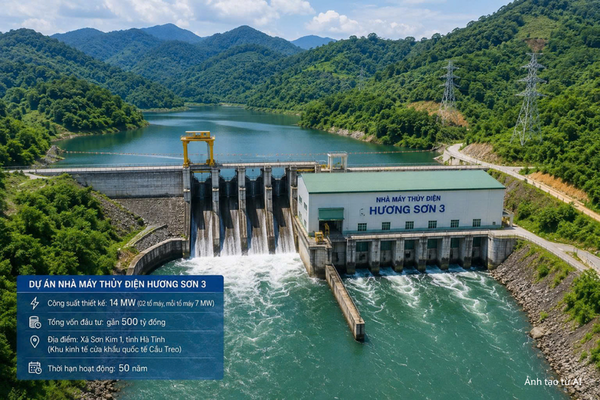 Hà Tĩnh: Chấp thuận dự án thủy điện gần 500 tỷ đồng tại Cầu Treo