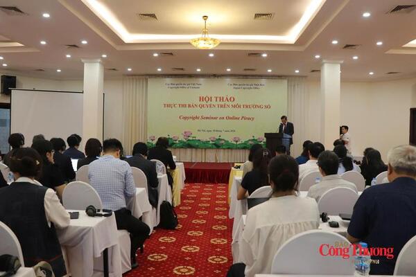 Việt Nam - Nhật Bản: Chia sẻ kinh nghiệm thực thi quyền tác giả trên môi trường số