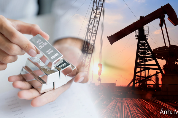 Giá bạc giảm về mức thấp nhất trong 2 tuần