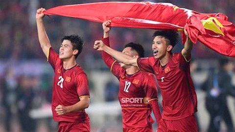 Đội tuyển Việt Nam vào tứ kết ASIAN Cup. Ảnh: Tiến Tuấn.