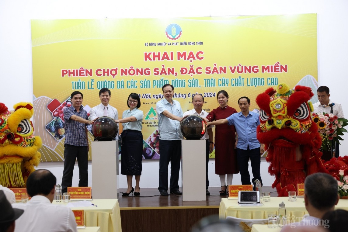 Phiên chợ nông sản, đặc sản vùng miền 2024: Đẩy mạnh xúc tiến thương mại sản phẩm qua kênh thương mại điện tử