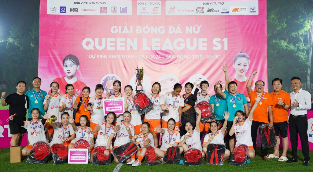 Câu chuyện về đội bóng nữ ngân hàng vô địch Queen League 2024