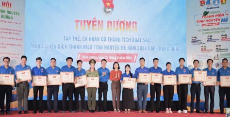 Bình Dương tổng kết Chiến dịch Thanh niên tình nguyện Hè năm 2024