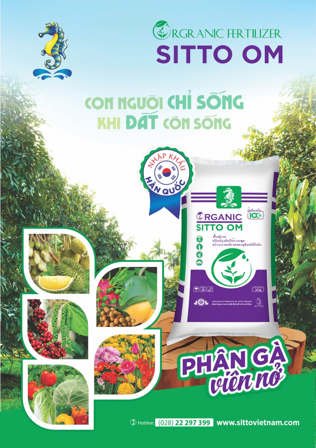 Phân hữu cơ, giải pháp cho nền nông nghiệp bền vững