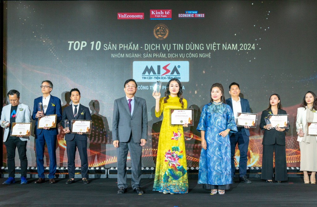 Nền tảng MISA AMIS được vinh danh top 10 sản phẩm - dịch Tin Dùng Việt Nam 2024