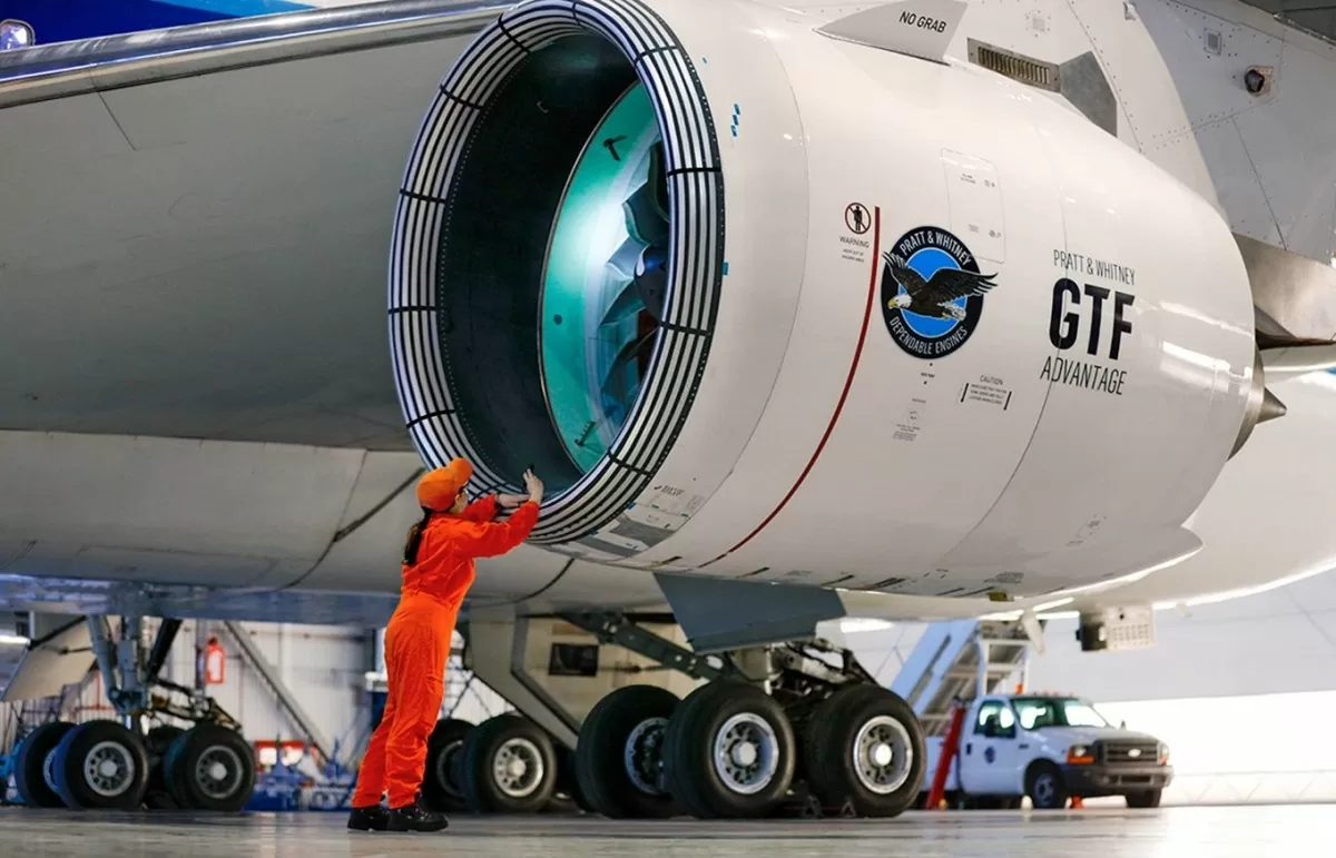 Ngành hàng không chao đảo vì bế tắc nhiên liệu xanh. Ảnh: Pratt & Whitney