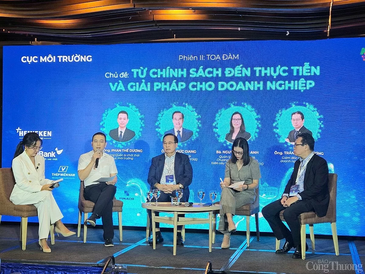 Thúc đẩy quản lý nước bền vững trong sản xuất công nghiệp