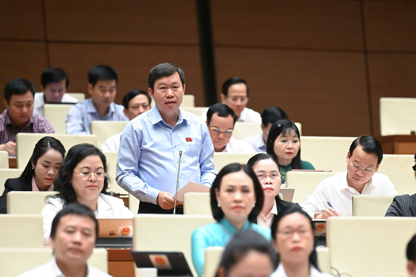 Đại biểu Nguyễn Quốc Luận - Đoàn Đại biểu Quốc hội tỉnh Yên Bái. Ảnh: VPQH