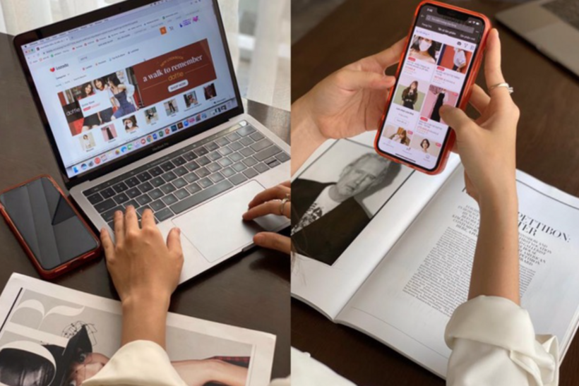 Một gian hàng trực tuyến trên Lazada.