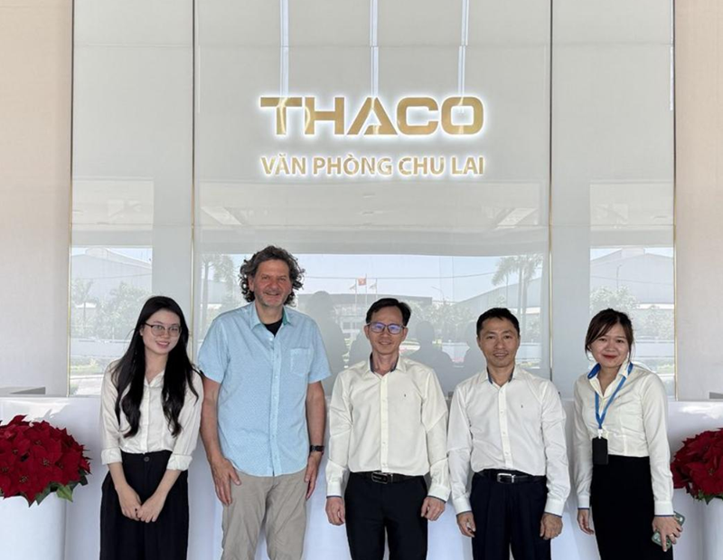 Đoàn doanh nghiệp Hoa Kỳ thăm nhà máy tại Khu công nghiệp THACO Chu Lai