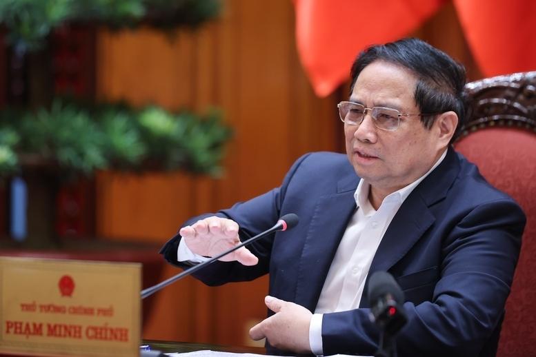 Ủy viên Bộ Chính trị, Bí thư Đảng ủy Chính phủ, Thủ tướng Chính phủ Phạm Minh Chính chủ trì cuộc họp của Ban Thường vụ Đảng ủy Chính phủ - Ảnh: VGP/Nhật Bắc