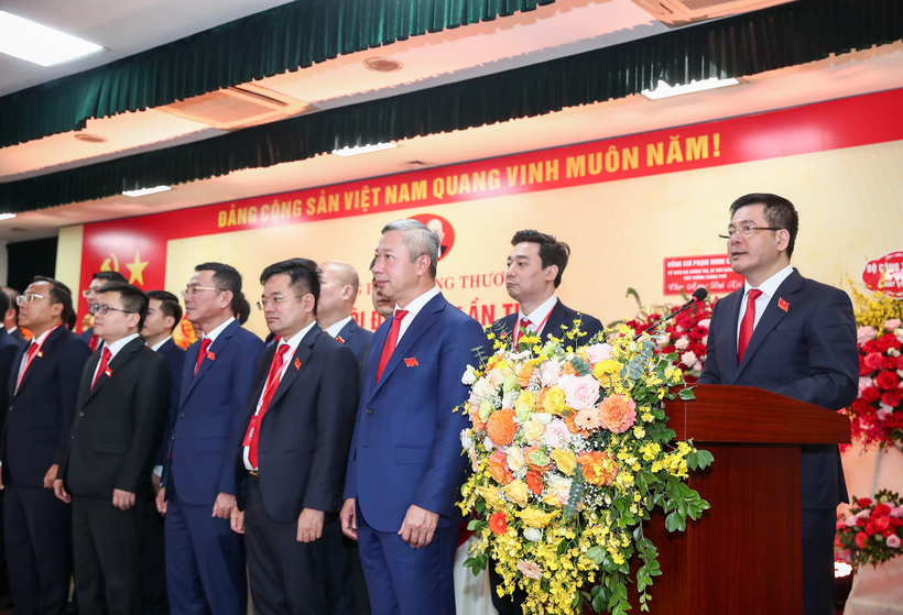 Ủy viên Trung ương Đảng, Bí thư Đảng ủy, Bộ trưởng Bộ Công Thương nhiệm kỳ 2025 - 2030 Nguyễn Hồng Diên phát biểu tiếp thu những ý kiến chỉ đạo