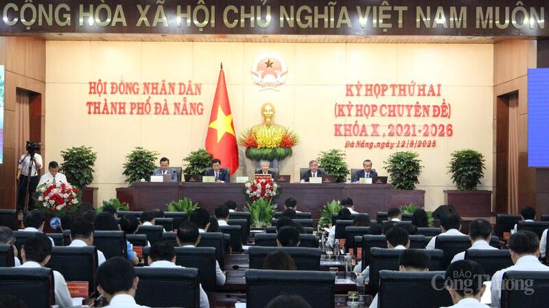 Kỳ họp thứ 2, HĐND thành phố Đà Nẵng khóa X, nhiệm kỳ 2021 - 2025 sáng 12/8