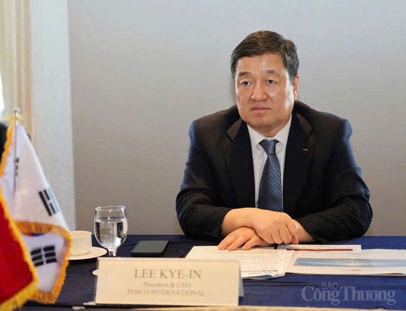 Chủ tịch Lee Kye-In cho biết, Posco International sẵn sàng hợp tác đầu tư, chuyển giao công nghệ tại Việt Nam