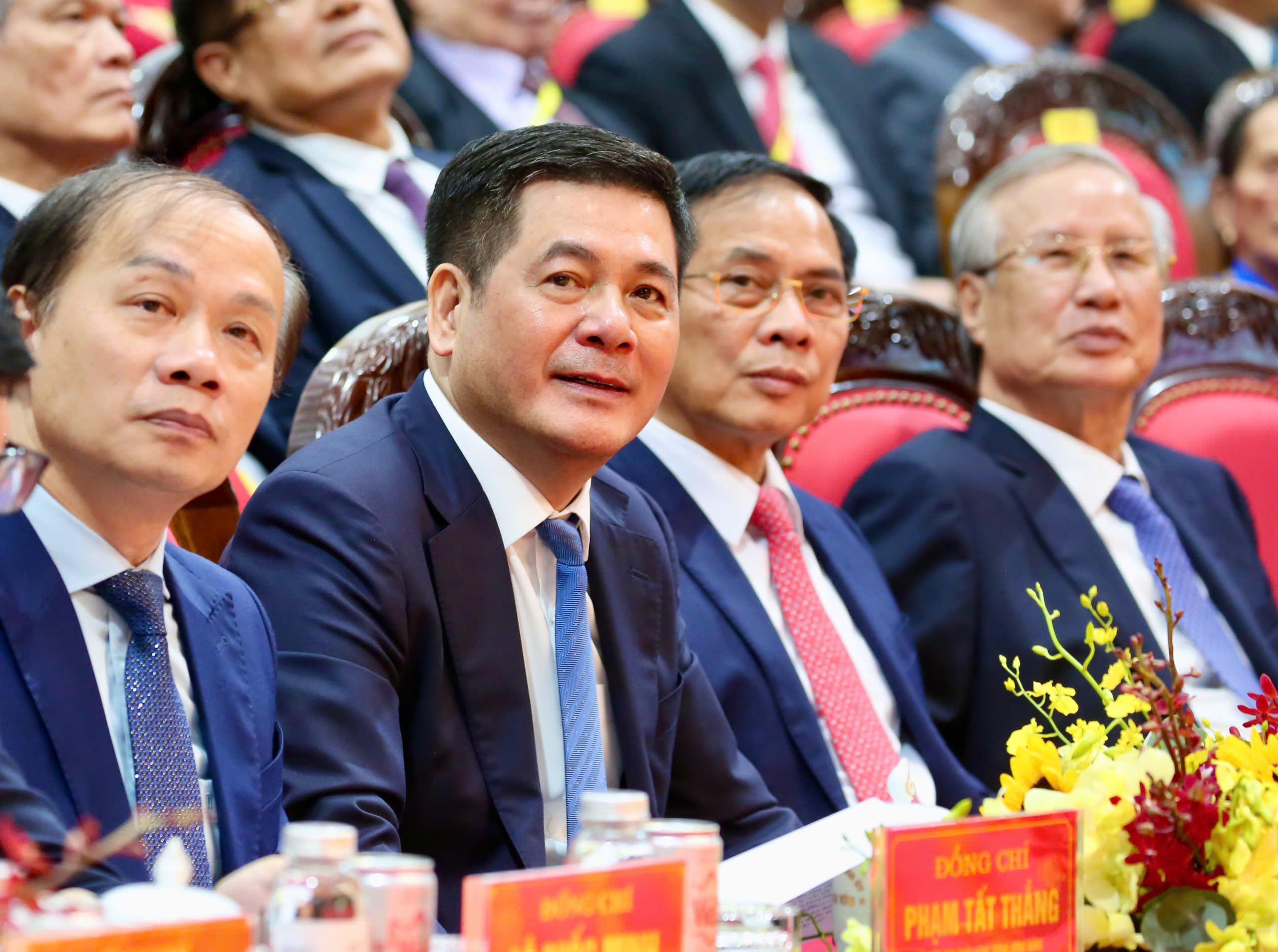 Uỷ viên Ban Chấp hành Trung ương Đảng, Bộ trưởng Bộ Công Thương Nguyễn Hồng Diên dự Đại hội. Ảnh: Trịnh Cường