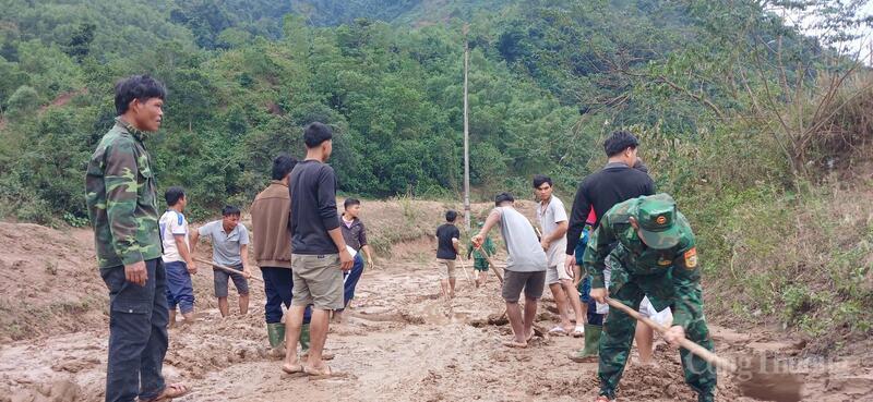 Dọn dẹp khi nước rút dần