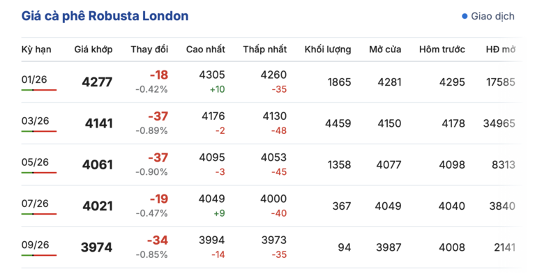 Giá cà phê hôm nay 9/12/2025: Tăng nhẹ 200 đồng/kg - 1