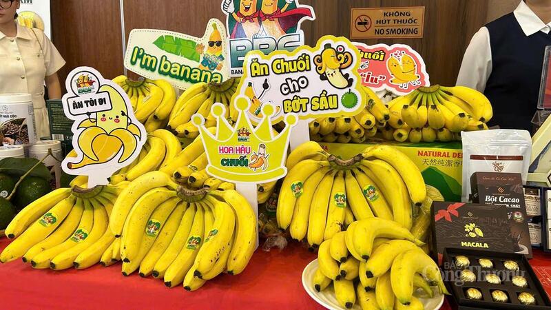 Sản phẩm chuối Đắk Lắk xuất khẩu sang Trung Quốc. Ảnh: Vũ Long