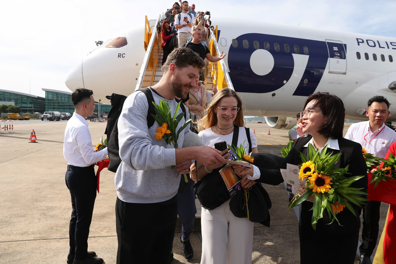 Việt Nam tổ chức lễ đón khách du lịch quốc tế thứ 20 triệu tại Phú Quốc. Ảnh: Cục Du lịch Quốc gia Việt Nam