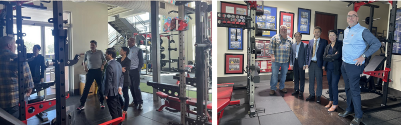 THACO Industries đến thăm, làm việc với Tổng lãnh sự quán Việt Nam tại Houston và trực tiếp gặp các hiệp hội, Phòng Thương mại Hoa Kỳ; làm việc với đối tác tại nhà máy sản xuất thiết bị do CNTV giới thiệu tại TP. Houston (tháng 1/2026).