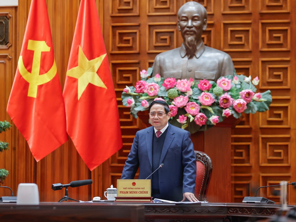 Thủ tướng Chính phủ Phạm Minh Chính, Trưởng Ban Chỉ đạo của Chính phủ về quản lý, điều hành kinh tế vĩ mô chủ trì Phiên họp thứ hai của Ban Chỉ đạo - Ảnh: VGP/Nhật Bắc Thủ tướng Chính phủ Phạm Minh Chính, Trưởng Ban Chỉ đạo của Chính phủ về quản lý, điều hành kinh tế vĩ mô chủ trì Phiên họp thứ hai của Ban Chỉ đạo - Ảnh: VGP/Nhật Bắc