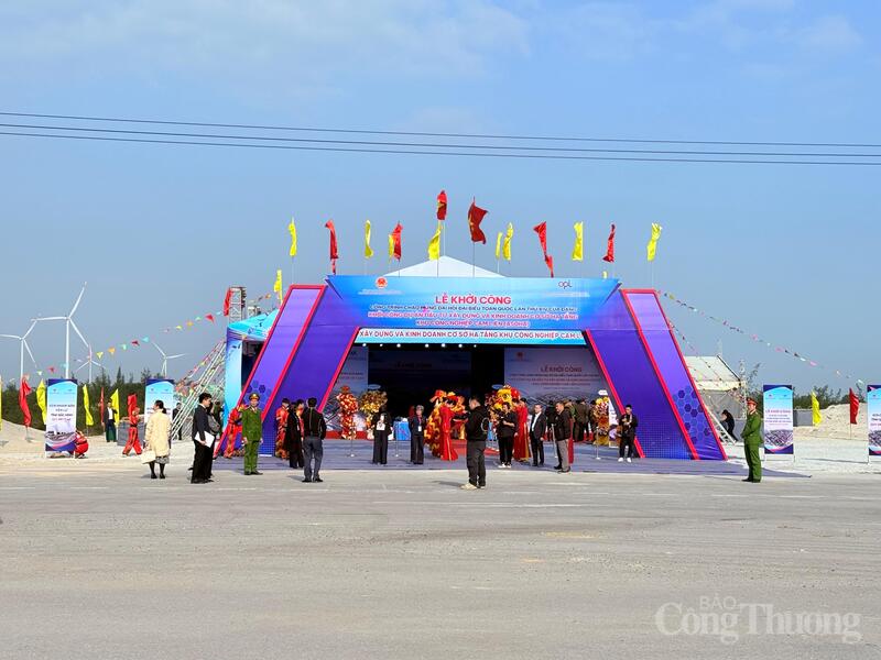 Lễ khởi công dự án Khu công nghiệp Cam Liên vào đầu tháng 1 năm 2026.
