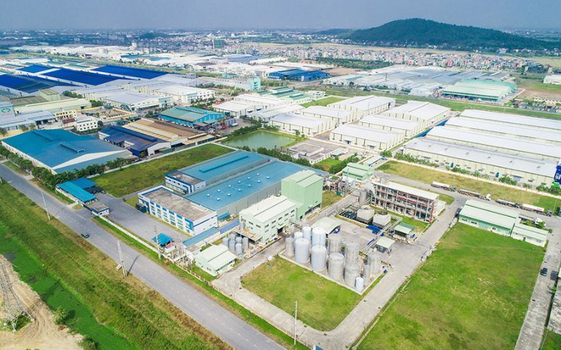 Cụm công nghiệp Tân Thành (tỉnh Quyên Quang) có quy mô 72,2ha. Ảnh: S.T