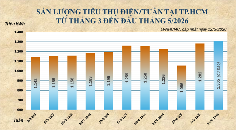 Nắng nóng kéo dài, tiêu thụ điện TP. Hồ Chí Minh liên tiếp lập đỉnh - 3